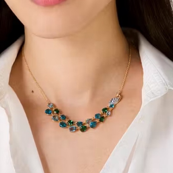 kate spade Jewelry - Kate Spade Perfect‎ Plume Peacock Necklace, Blue Multi NWT